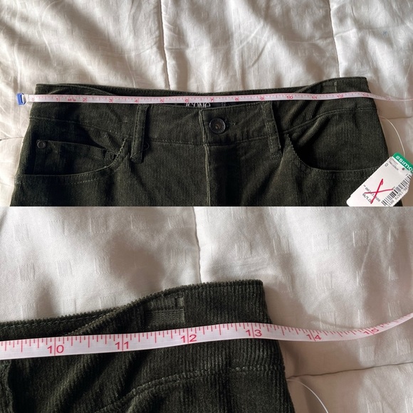 NWT Simons Straight Leg Corduroy Trouser 0 Green - Picture 13 of 14